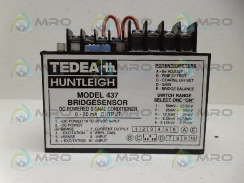 TEDEA 437 SIGNAL CONDITIONER UNMP