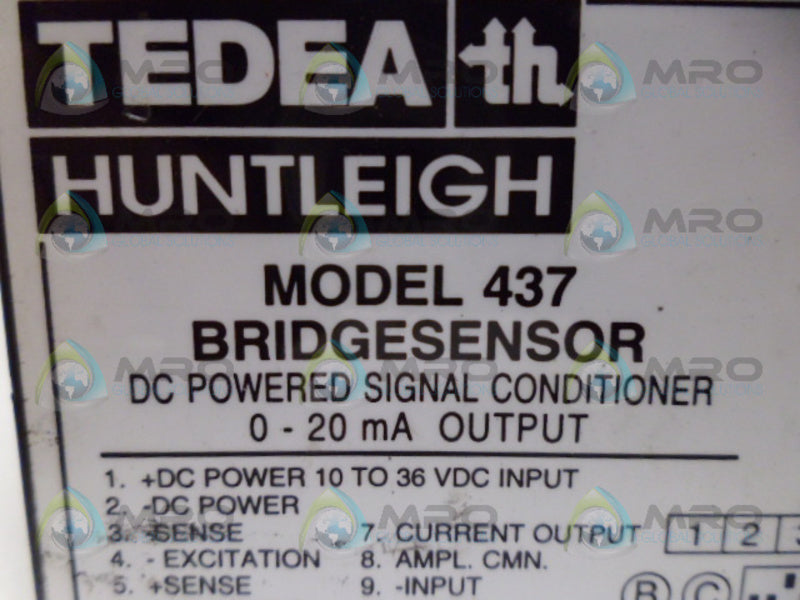 TEDEA 437 SIGNAL CONDITIONER UNMP