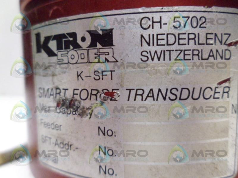 K-TRON K-SFT-00 TRANSDUCER UNMP