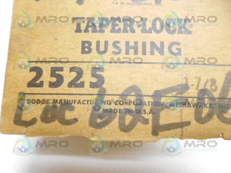 DODGE 2525 TAPER LOCK BUSHING 1-7/8" NSMP
