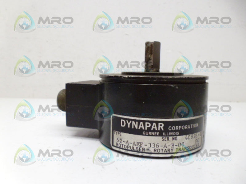 DYNAPAR 62-A-AEF-336-A-B-00 ROTOPULSER UNMP