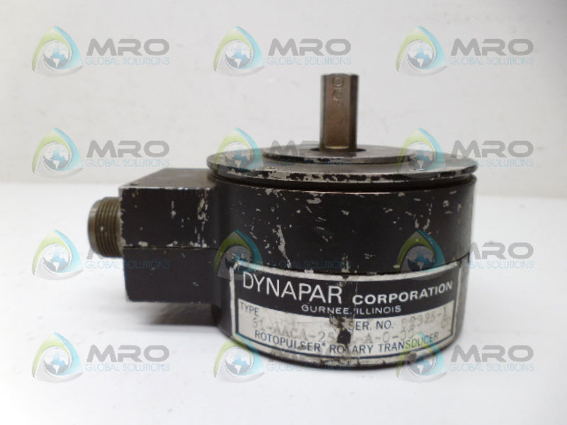 DYNAPAR 61-AACA-255-A-0-00 ENCODER UNMP