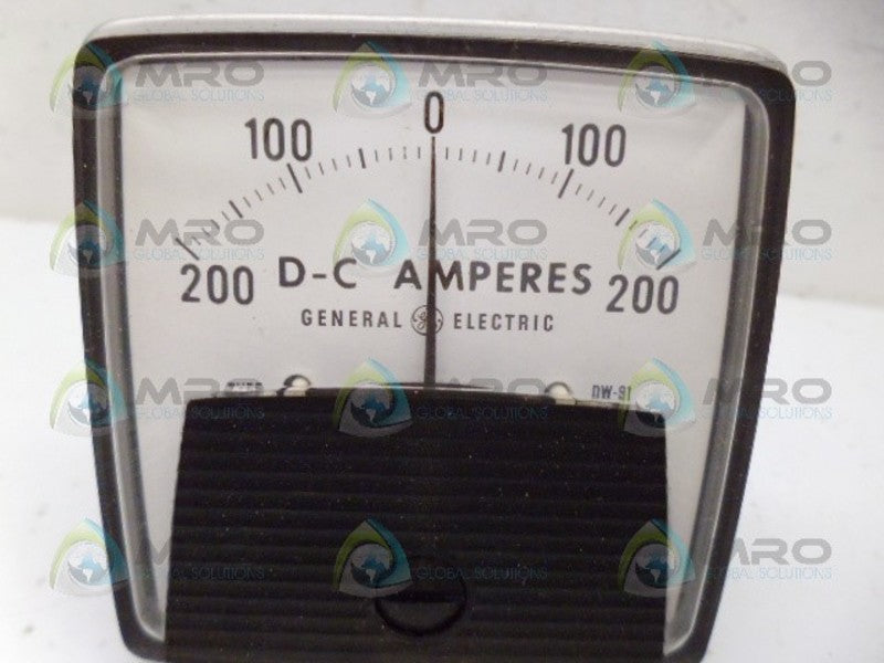 GENERAL ELECTRIC 50-152-122GBRL METER 200DCA NSMP