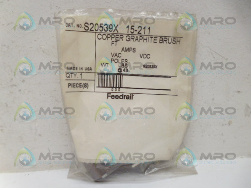 FEEDRAIL 15-211 GRAPHITE BRUSH NSMP