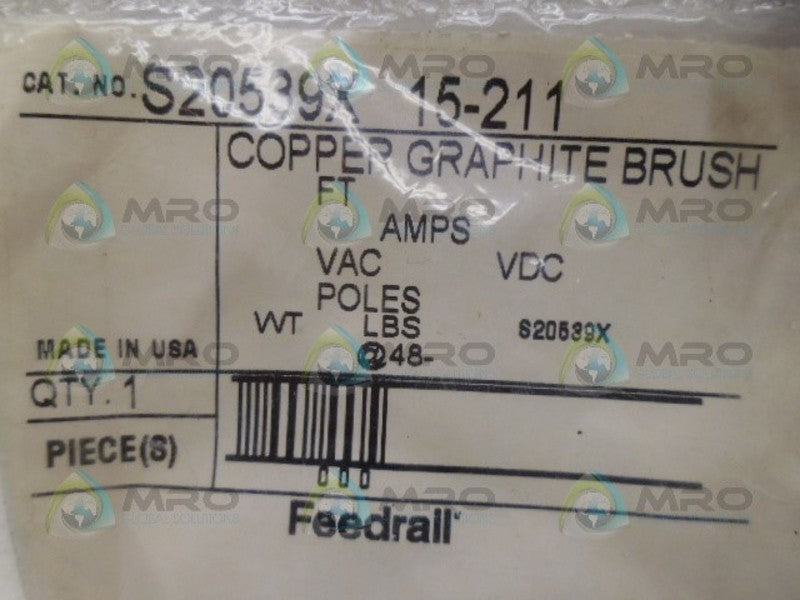 FEEDRAIL 15-211 GRAPHITE BRUSH NSMP
