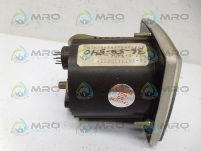 GENERAL ELECTRIC 50-197311ECZZ2 METER 1.5DCKA UNMP