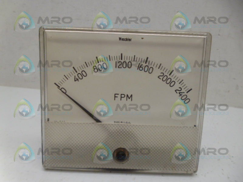 WESCHLER GX-372 METER 2400FPM NSNP