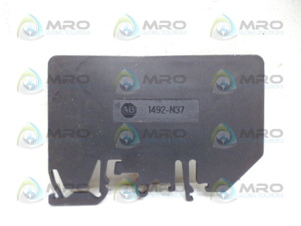 ALLEN BRADLEY 1492-N37 END BARRIER UNMP