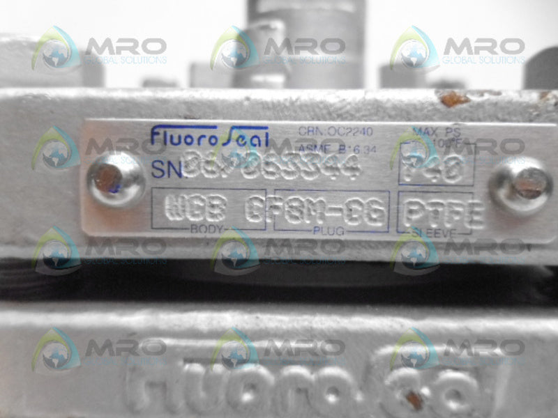 FLUORO SEAL WCB CF8M-1G PTFE HT3805K UNMP