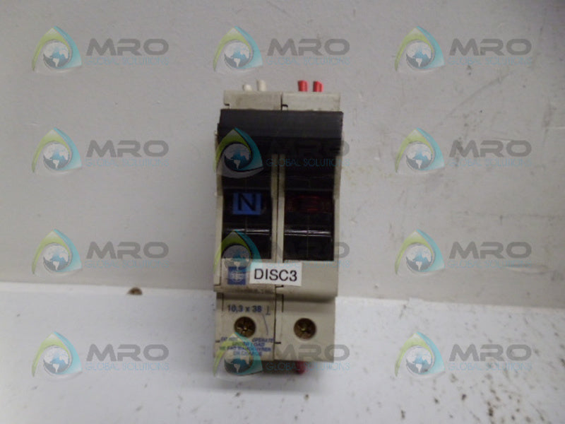 TELEMECANIQUE GK1-DC FUSE HOLDER UNMP