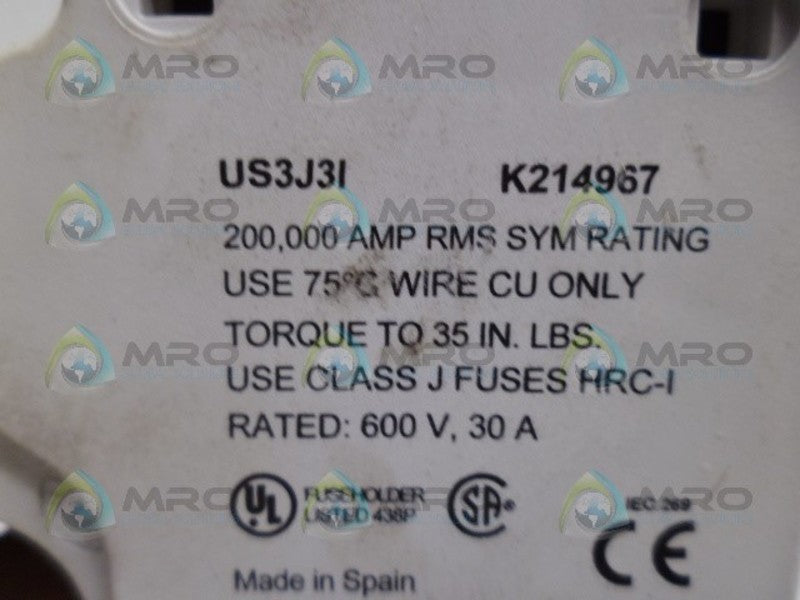 FERRAZ SHAWMUT K214967 ULTRASAFE FUSEHOLDER UNMP
