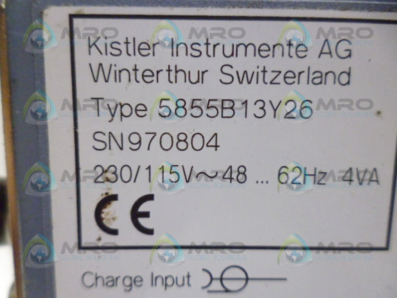 KISTLER 5855B13Y26 CONTROL MONITOR UNMP