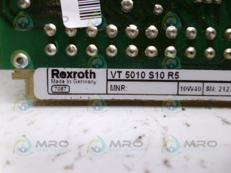 REXROTH VT5010S10R5 AMPLIFIER CARD UNMP