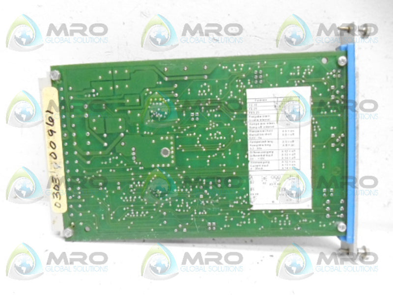 REXROTH VT-VRPA1-50-10A/V0/0 PC BOARD UNMP
