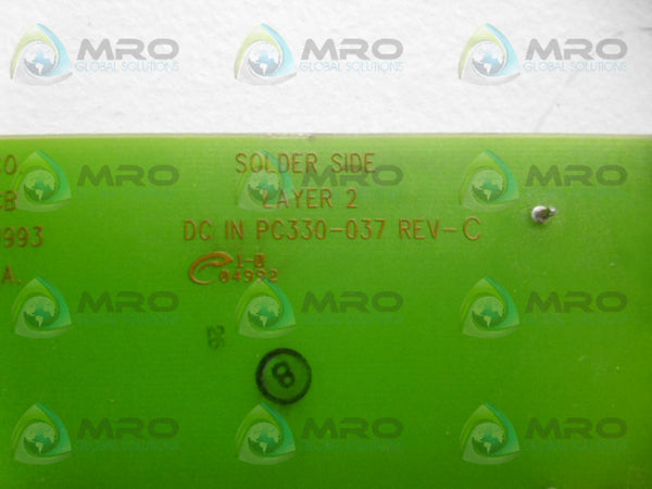 VAN DORN PC330-037  INPUT BOARD UNMP