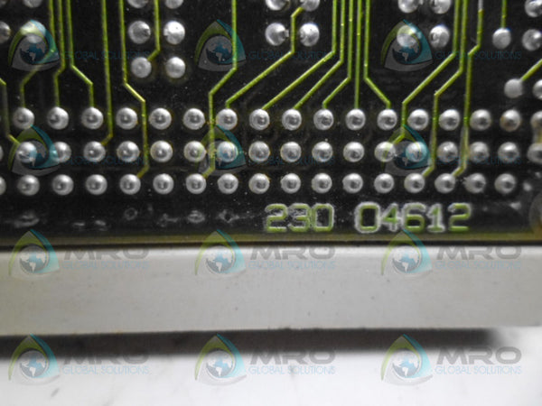 230-04612 CIRCUIT BOARD UNMP
