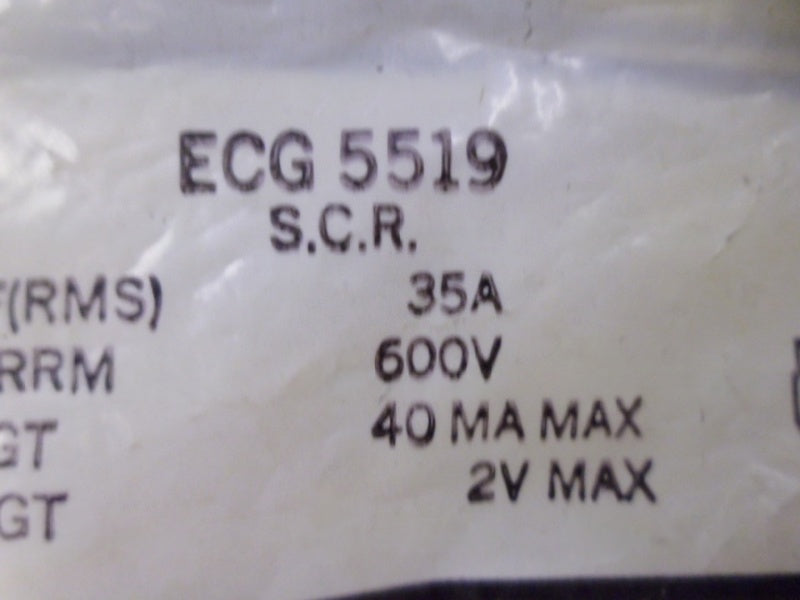 SYLVANIA ECG 5519  NSMP