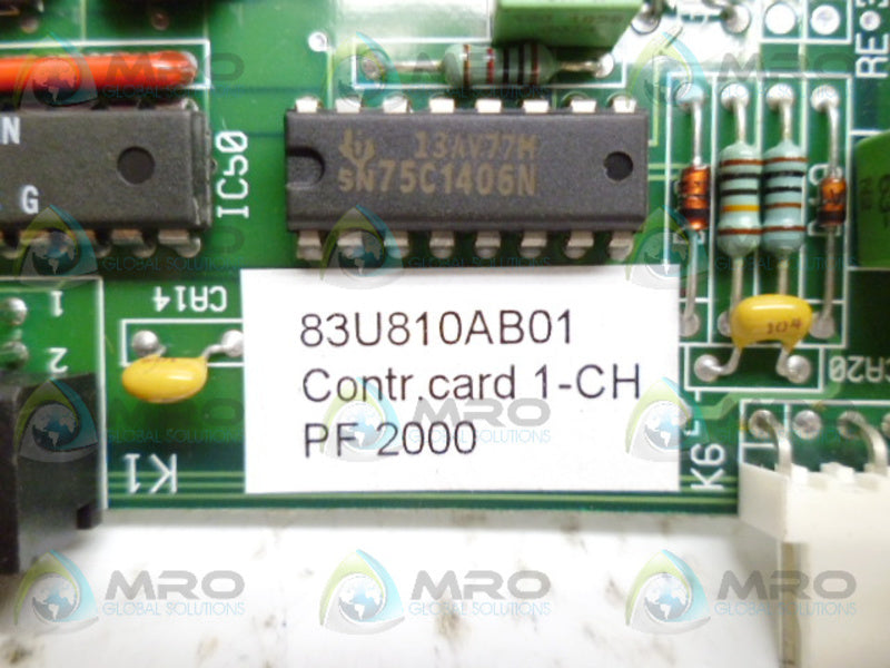 CIRCUIT BOARD 83U810AB01 UNMP