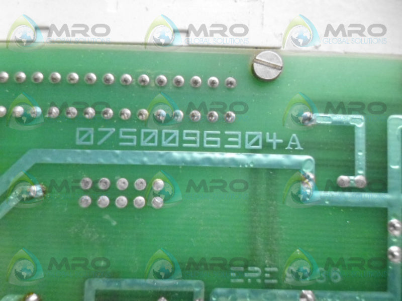 SEPRO CN89 0750096304A CONTROL BOARD UNMP