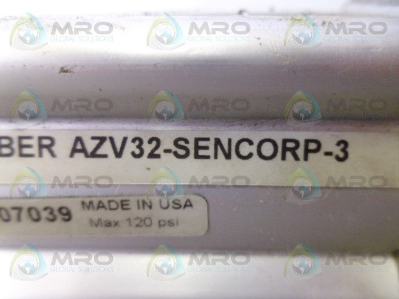 HOERBIGER AZV32-SENCORP-3 PNEUMATIC CYLINDER UNMP