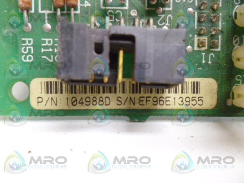 INDUSTRIAL SPARE PART 104988D UNMP