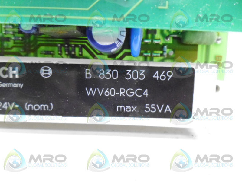 BOSCH WV60-RGC4 B830303469 AMPLIFIER UNMP