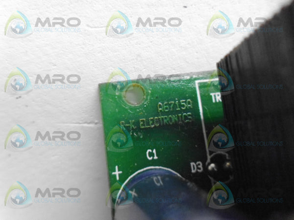 R-K ELECTRONICS A6715A CIRCUIT BOARD UNMP