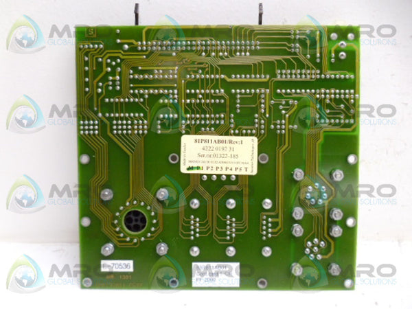 ATLAS COPCO 81P811AB01 CIRCUIT BOARD UNMP