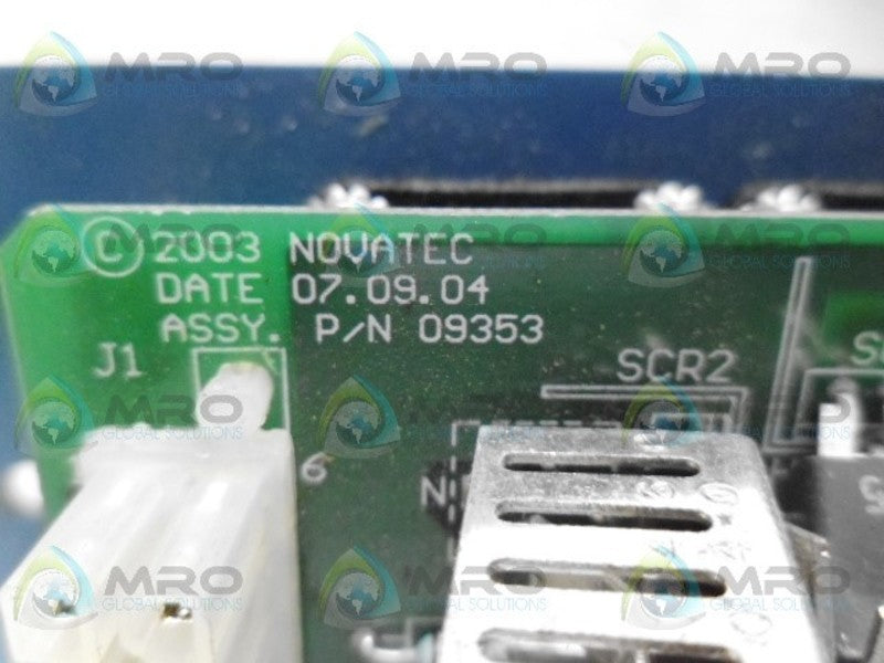 NOVATEC 09353 CIRCUIT BOARD UNMP