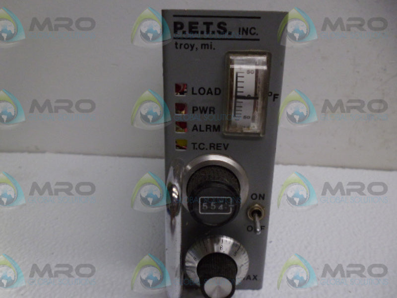 PETS 851-3 CONTROL MODULE UNMP