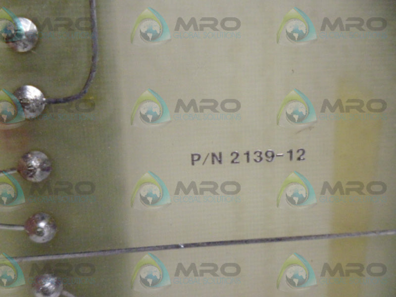 MCC ELECTRONICS 2139-12 UNMP