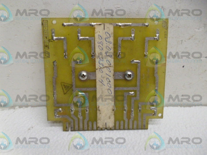 SCI 080-2310 STATIC AC SWITCH CARD UNMP