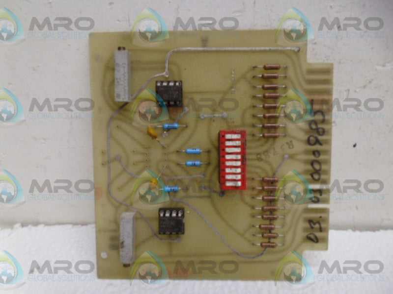 HONEYWELL 080-2472-1 PC DUAL SUMMING AMPLIFIER CARD UNMP