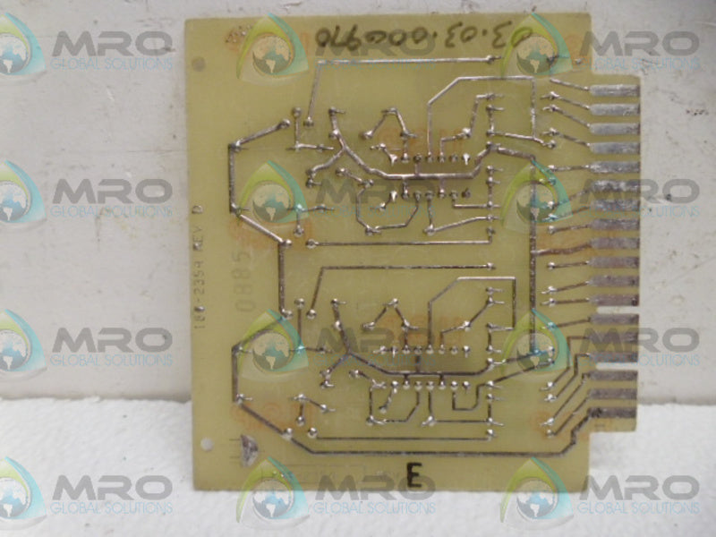 SCI 080-2354 CIRCUIT BOARD UNMP