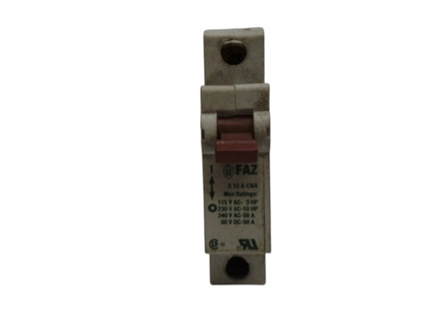 KLOCKNER MOELLER FAZ G10A-CNA CIRCUIT BREAKER UNMP
