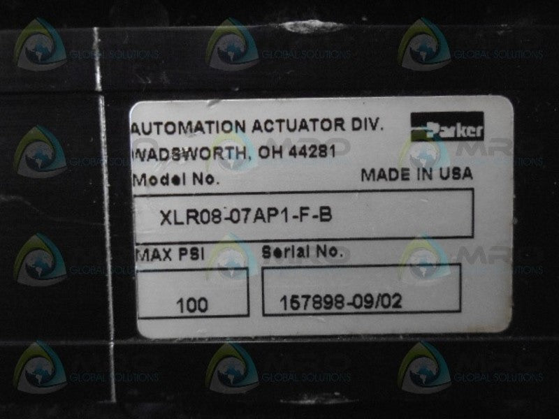PARKER XLR08-07AP1-F-B SLIDE ACTUATOR UNMP