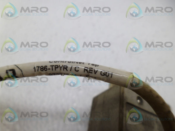 ALLEN BRADLEY 1786-TPYR SER. C COAXIAL RIGHT-ANGLE Y-TAP UNMP