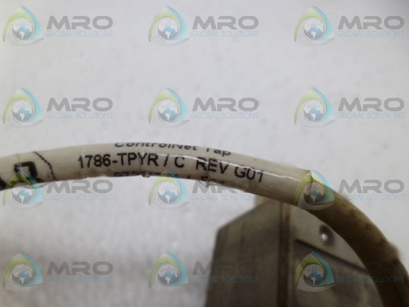ALLEN BRADLEY 1786-TPYR SER. C COAXIAL RIGHT-ANGLE Y-TAP UNMP