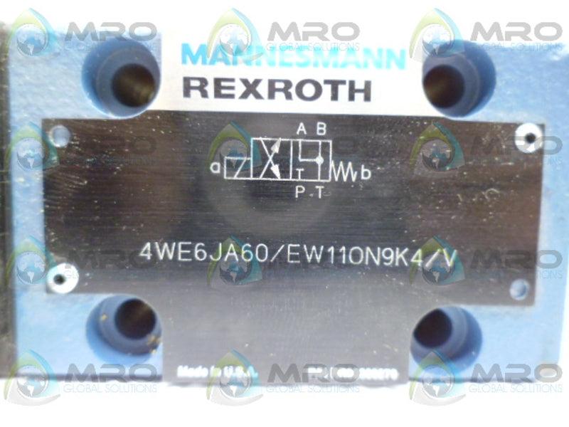 REXROTH 4WE6JA60/EW110N9K4/V NSNP