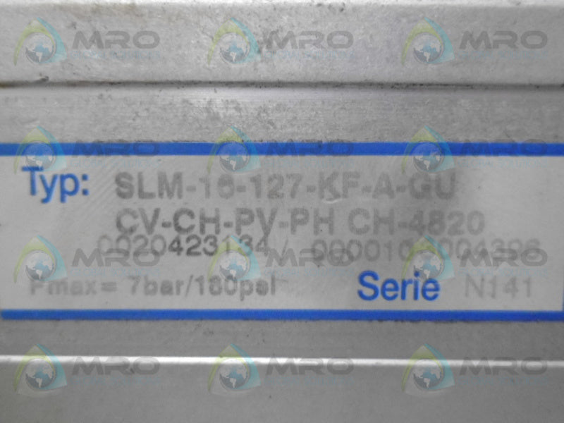 FESTO SLM-16-127-KF-A-GU-CV-CH-PV-PH UNMP