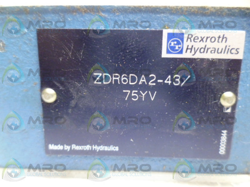 REXROTH ZDR6DA2-43/75YV VALVE NSNP