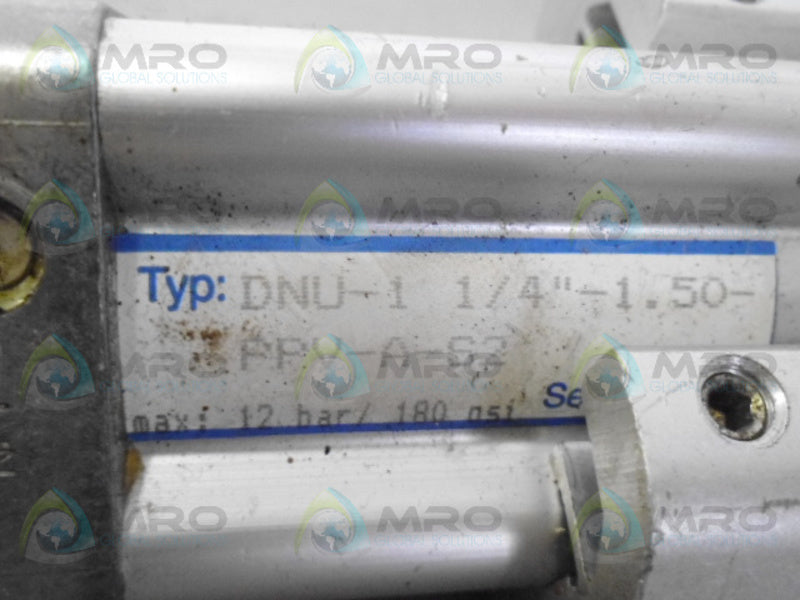 FESTO DNU-1-1/4-1.50-PPV-A-S2 PNEUMATIC CYLINDER UNMP