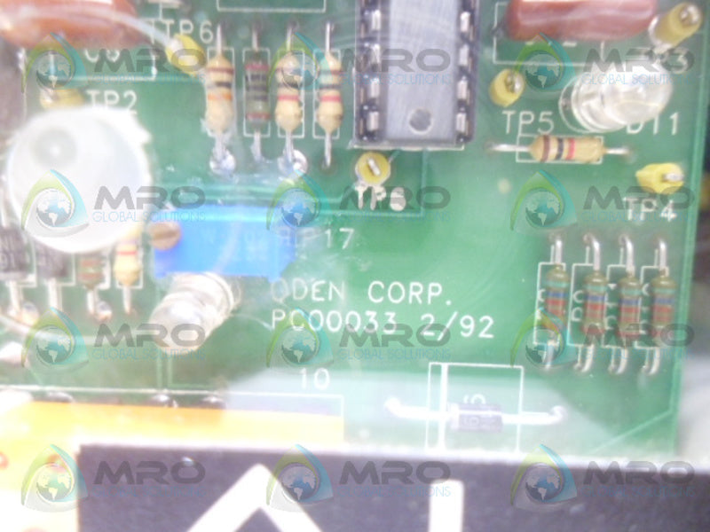 ODEN PC00033 2/92 CONTROL CARD NSNP