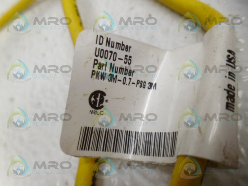 TURCK PKW3M-0.7-PSG3M CORDSET NSNP
