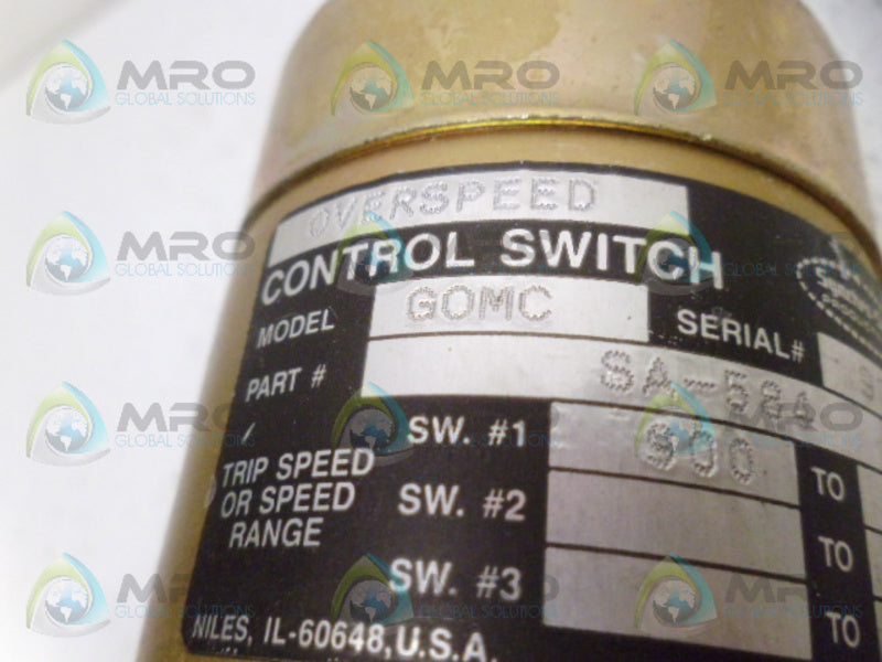 SYNCHRO-START GOMC SA-584 CONTROL SWITCH *NEW NO BOX*