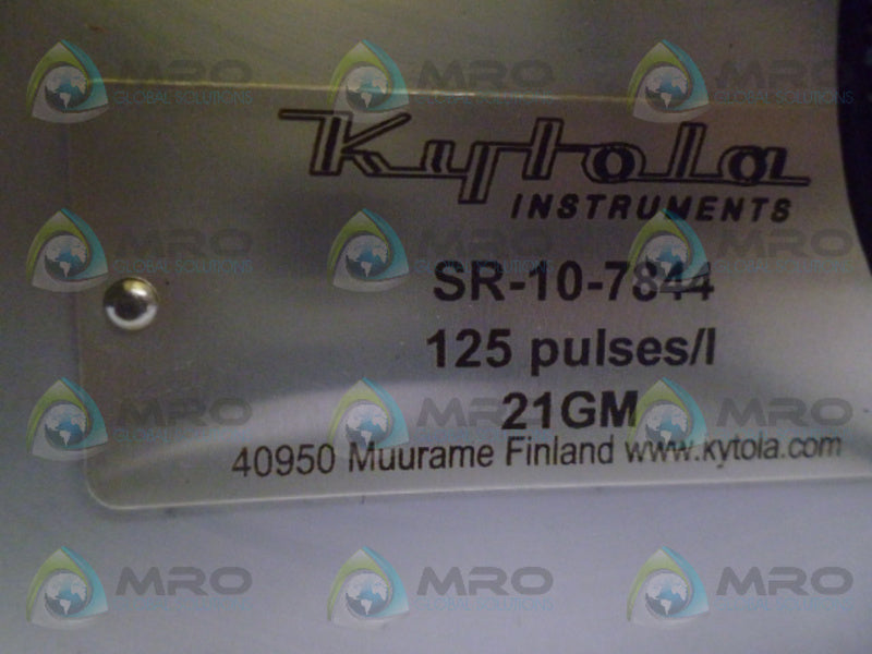 KYTOLA SR-10-7844 FLOW METER OVAL GEAR NSNP