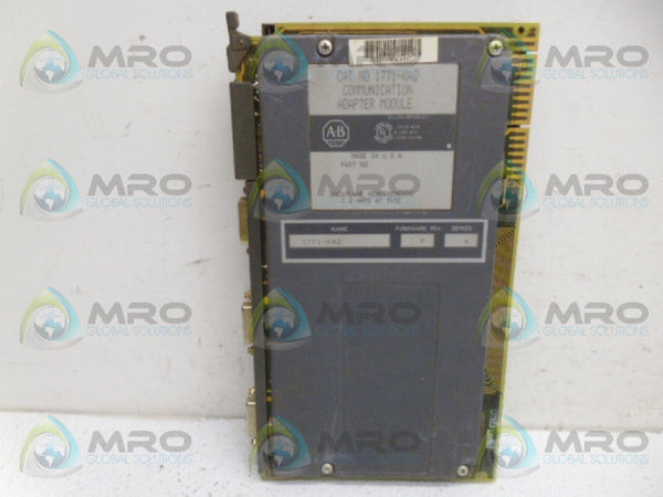 ALLEN BRADLEY 1771-KA2 F/W F ADAPTER MODULE UNMP