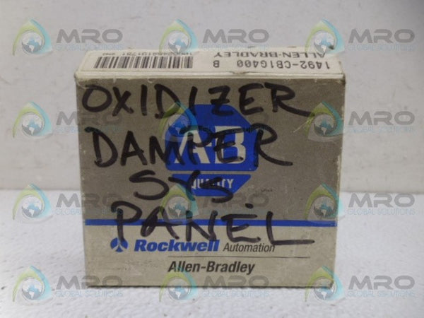 ALLEN BRADLEY 1492-CB1G400 SER. B CIRCUIT BREAKER NSMP