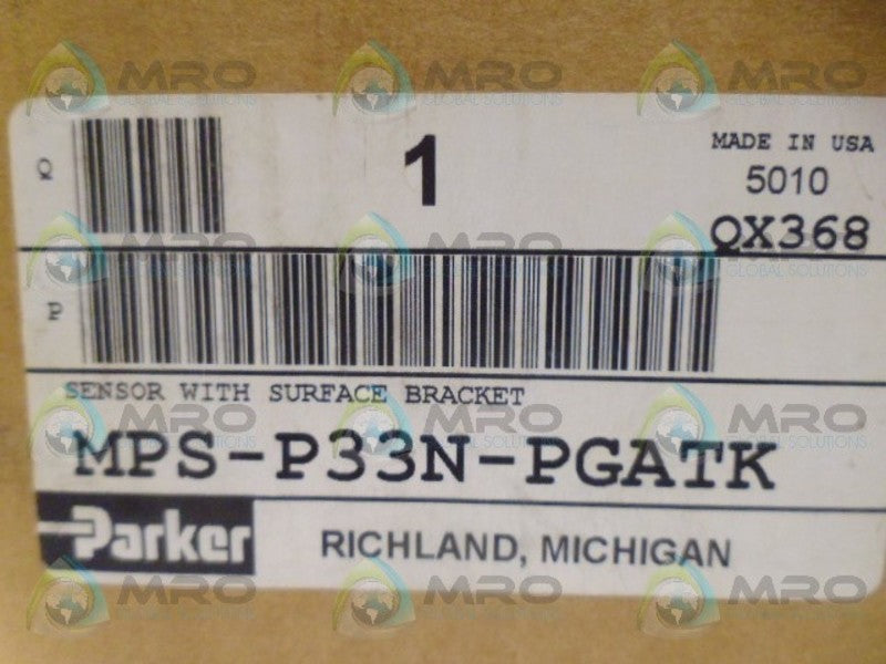 PARKER MPS-P33N-PGATK SENSOR W/ SURFACE BRACKET NSMP