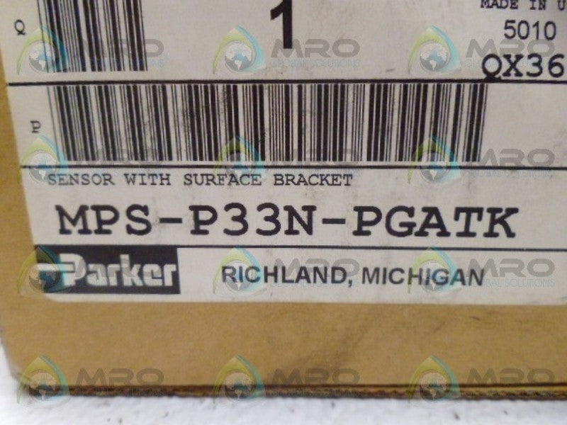 PARKER MPS-P33N-PGATK SENSOR W/ SURFACE BRACKET NSMP